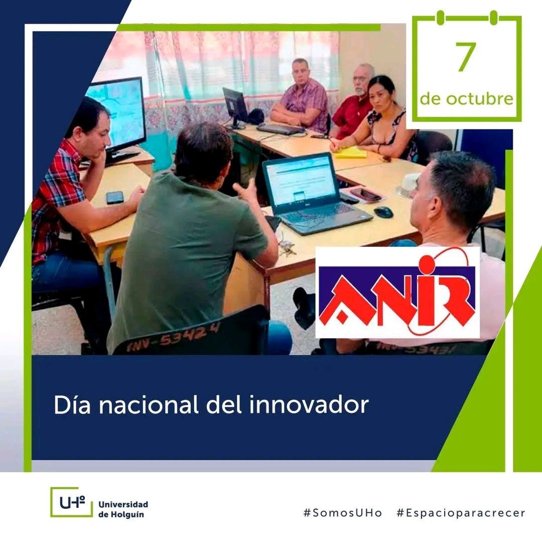Muchas felicidades a los innovadores desde la <a href="/univholguinera/">UniversidadHolguin</a>.
<a href="/CubaMES/">MES</a> <a href="/JvelabVela/">jessica vela batista</a> <a href="/LERuizM/">Luis Ernesto UHo 🇨🇺</a> <a href="/Marisol_PerezC/">Marisol Pérez Campaña</a> 
<a href="/AniuskaOrtizP/">Aniuska Ortiz</a>