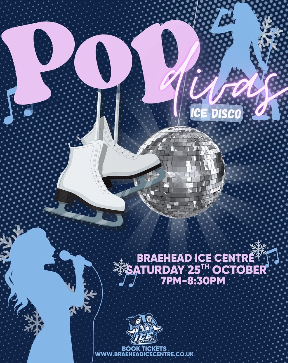 ✨| 𝑫𝒊𝒔𝒄𝒐 𝑳𝒊𝒈𝒉𝒕𝒔 &amp; 𝑫𝒊𝒗𝒂 𝑵𝒊𝒈𝒉𝒕𝒔! 💃🏼

Get ready to 𝑺𝒌𝒂𝒕𝒆 𝑰𝒕 𝑶𝒇𝒇 at our Pop Divas Ice Disco! Glide under the lights as we play the biggest iconic pop hits from all your favourite divas. It’s the ultimate night of fun, music, and disco magic on