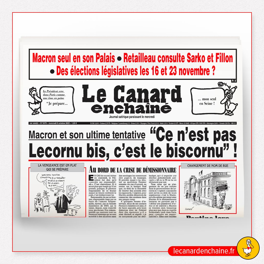 Le Canard enchaîné tweet media