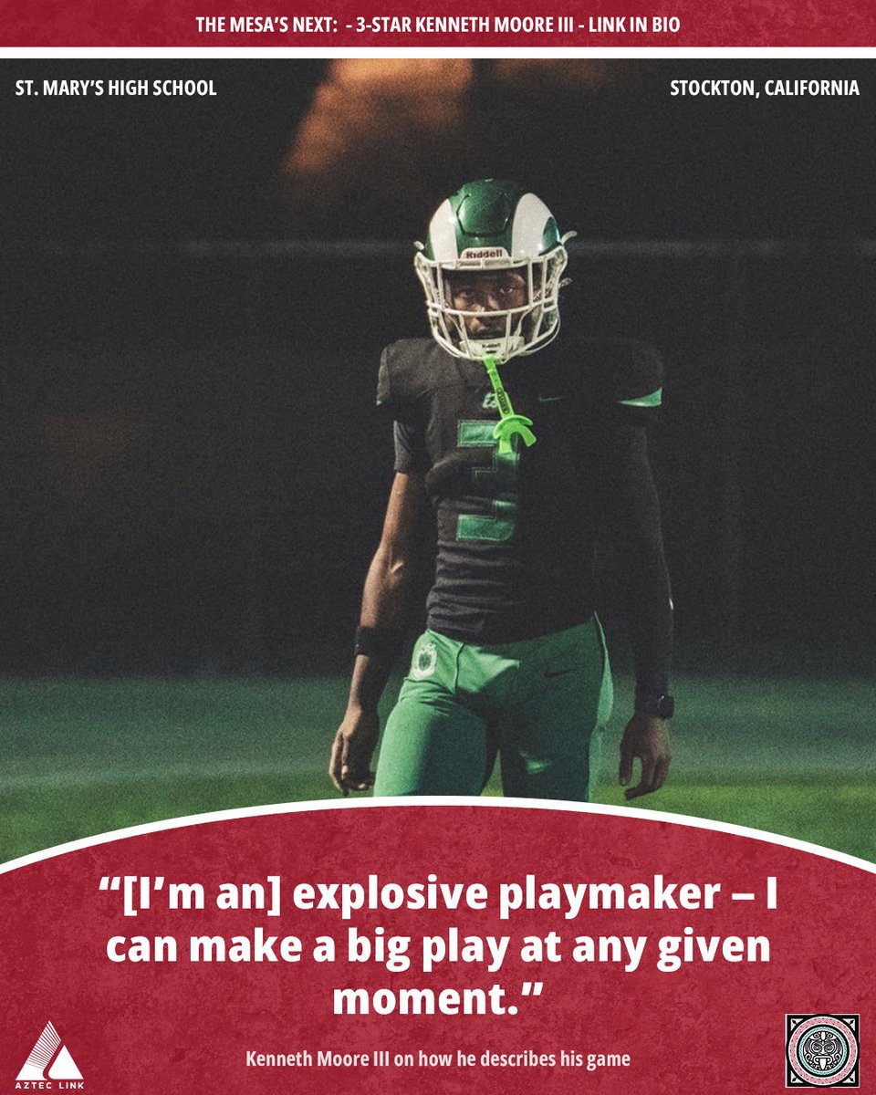 AztecLink_NIL's tweet image. ⭐️RECRUIT SPOTLIGHT⭐️

Featured article on 3-star recruit Kenneth Moore OUT NOW. Not subscribed already?! Why not?! We’ve got the story👀 
Subscribe to We Believe Net to get access to the full article. You don’t wanna miss this! 

🔗👉 substack.com/@webelievenet?…

#SDSU #Aztecstrong