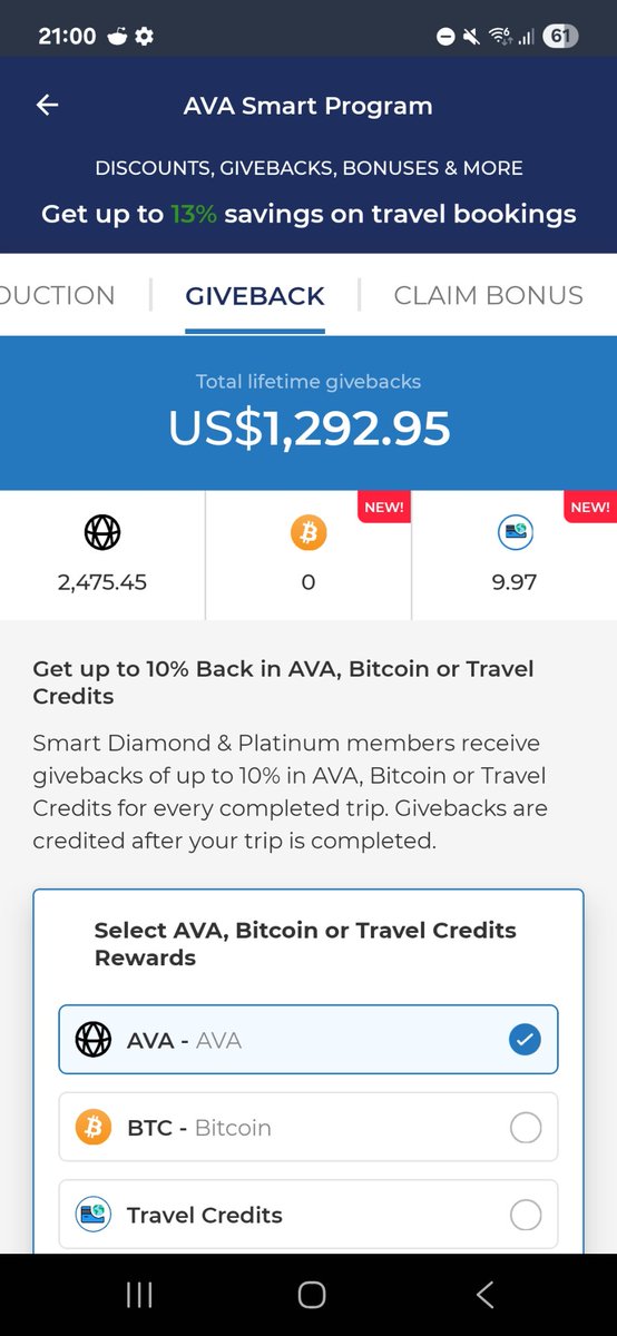 ldteach23's tweet photo. So anyone in Here Who can beat This amount of givebacks in Crypto earned via @travalacom ?😁 @avafound https://t.co/GRenwS2jwS