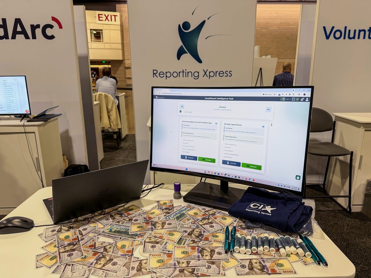 ReportingXpress's tweet image. You could be leaving money on the table. Find out how Constituent Intelligence changes fundraising. 
➡️ Visit Booth K-16

#bbcon #fundraisingefficiency #Fundraisingtech #NonprofitInnovation