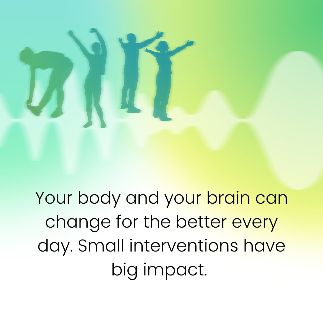 breakthrume's tweet image. Your brain and your body are constantly evolving. Small interventions can shape that evolution for the better. A 2-min Breakthru is one of those small interventions that can have a big impact.

#Microbreaks #EmployeeHealth #CognitivePerformance #BrainHealth