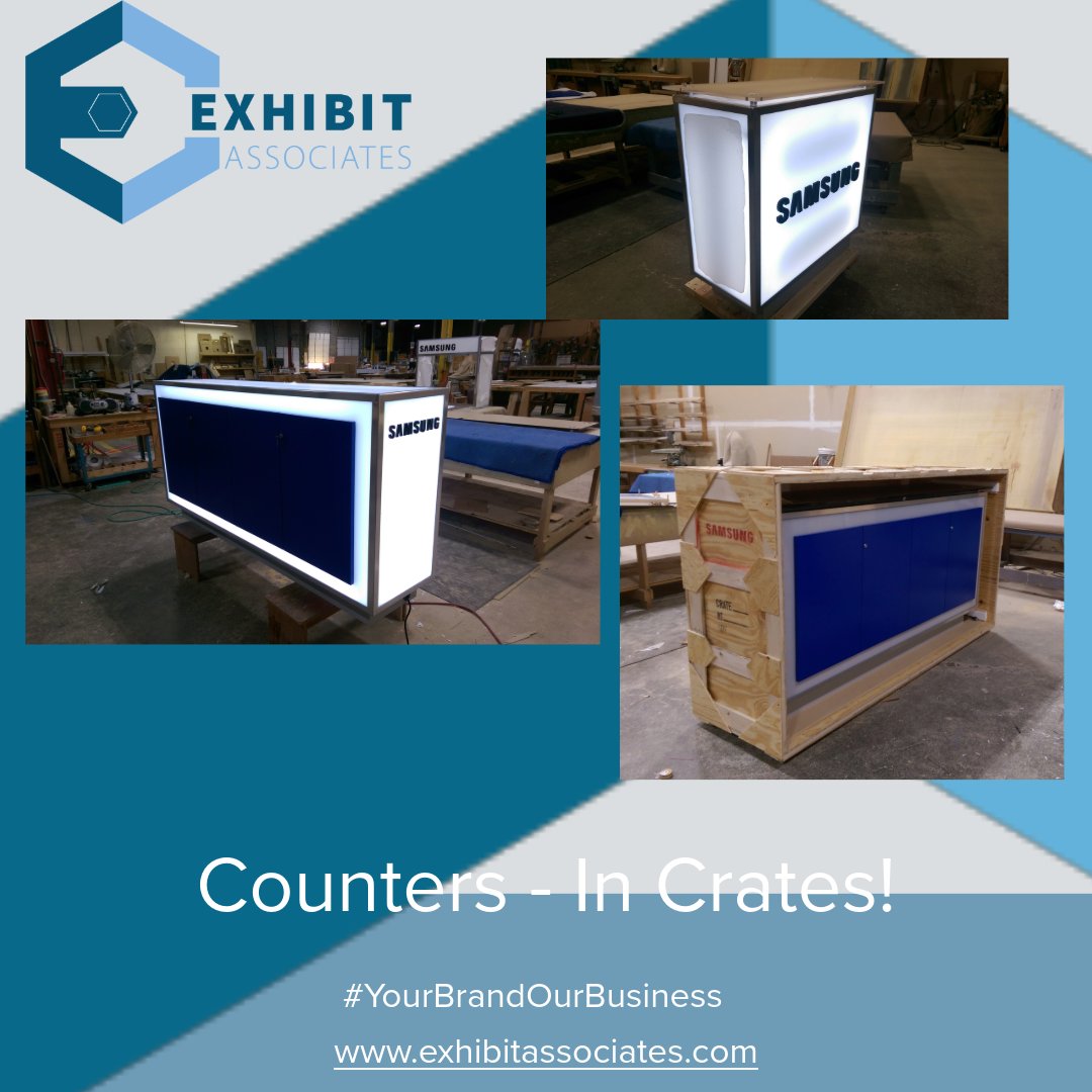 ExhibitAssociat's tweet image. Counters! In Crates! Keeping them safe in transport! #counters #crates #exhibit #display