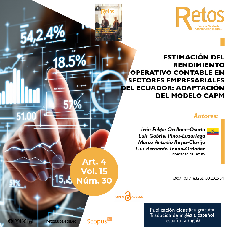 📚📊💰Art. 4: "Estimación del #rendimientooperativo contable en sectores empresariales del #Ecuador: adaptación del Modelo #CAPM".
🔗👉Artículo completo: doi.org/10.17163/ret.n…
#RevistaRETOS #SoyUPS #Economía #Empresa #inversión #recursosfinancieros #estadofinanciero