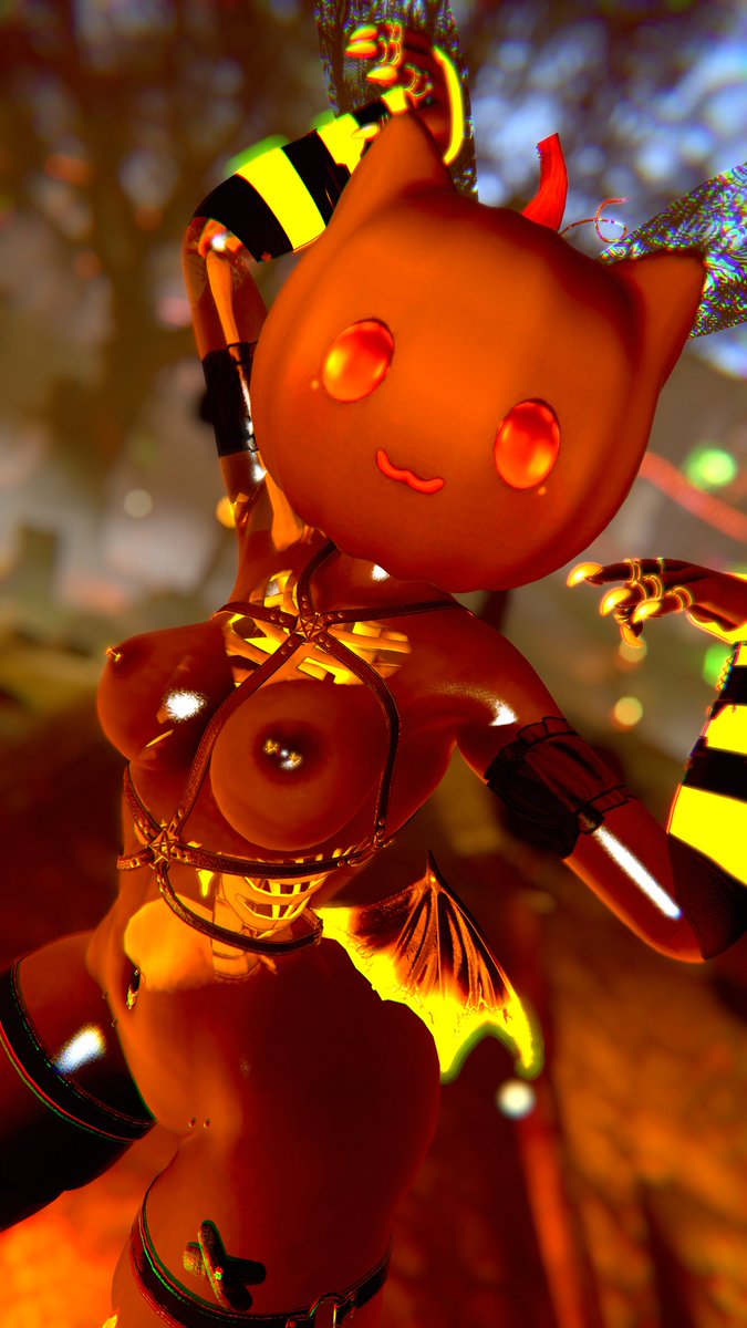 ༄˖°.🍂.ೃ࿔*:･‧₊˚ ☾. ⋅
| Day 7: Pumpkin🎃
📷Check out the rest here: fansly.com/Jujubun/posts 
#Jujubuntober #lewdvrc #nsfwtwt #nsfw