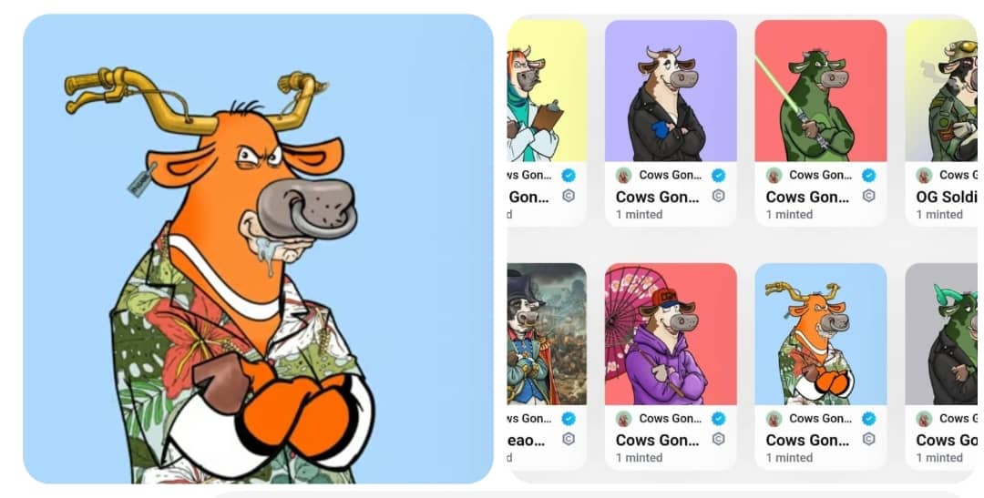 <a href="/MooMooHub/">MooMooHub</a> My moos chilling in the barnyard… and apparently one just hit the spotlight 😎🐮
Didn’t even realize I was the lucky holder till <a href="/papabigfoott/">PAPABIGFOOT🦶🇺🇸 🦁</a> pointed it out 😂🔥