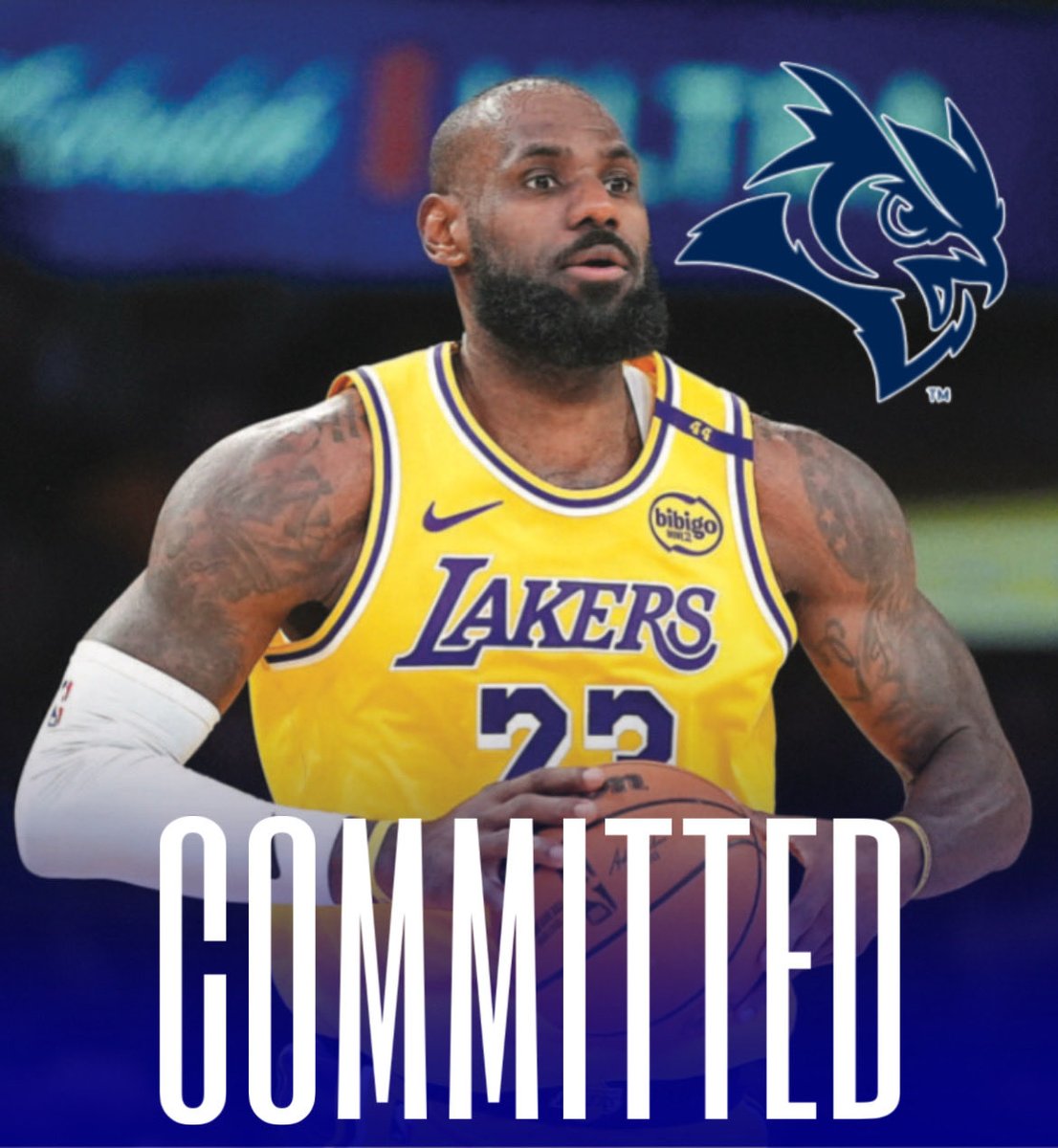 BREAKING: LeBron James announces his Third Decision, a commitment to play basketball for Rice University. A former #1 overall pick, James discussed his decision saying “Rice is an incredible institution and I hope to show that a team from Houston can win a NCAA Championship.”