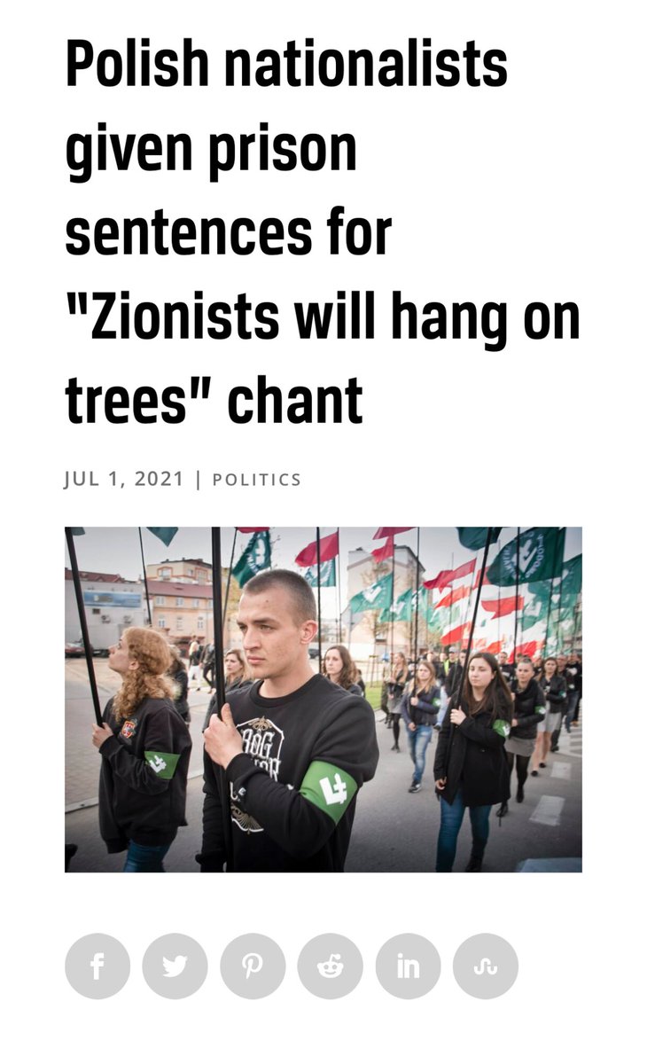 paulmasonnews's tweet image. London &quot;anti-Zionist&quot; students: Israelis should go back to Poland.
Polish anti-Zionists ...