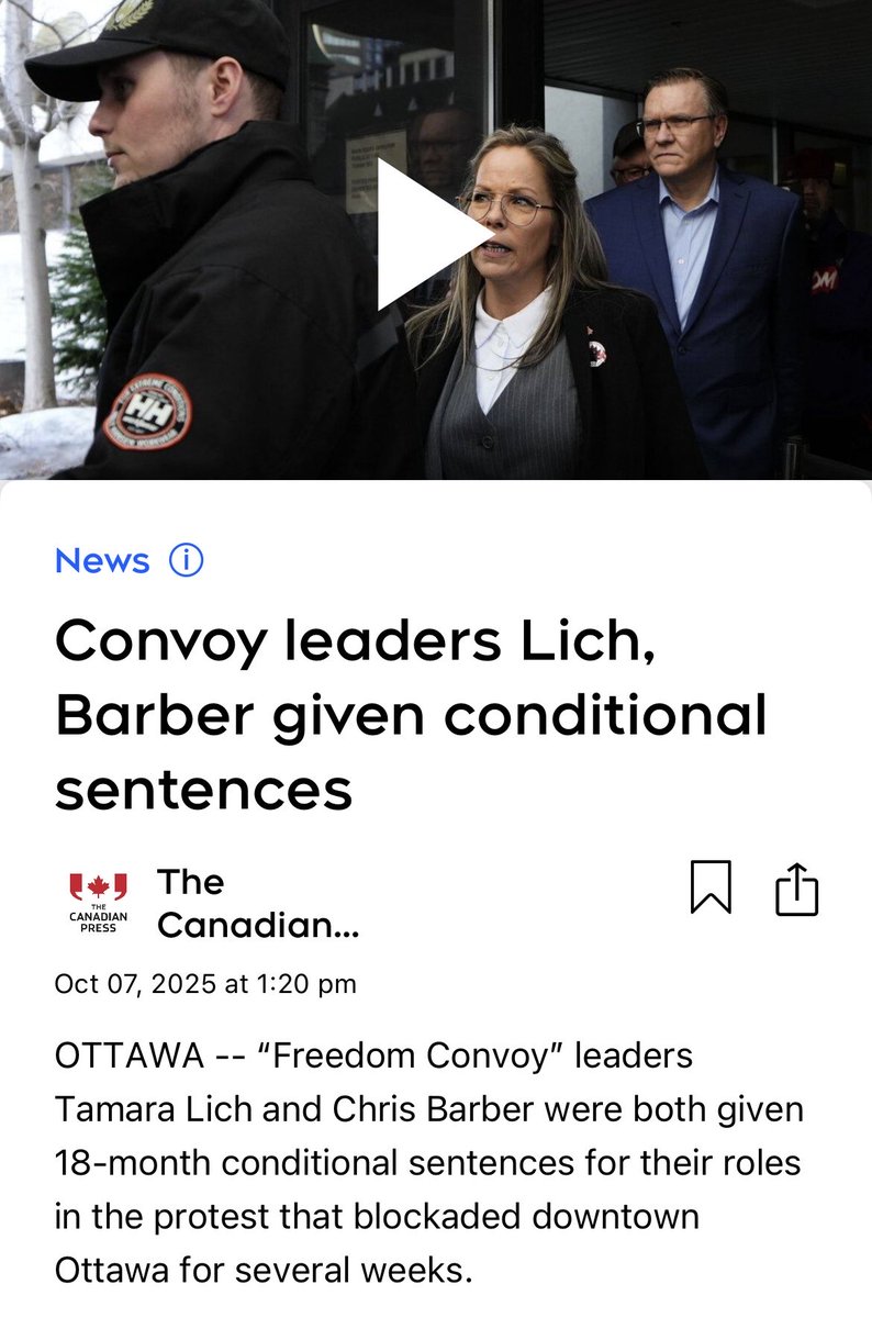 jeremy_patzer's tweet image. Glad to hear that jail time was averted, although this sentencing is still a reach.

This case was nothing more than political persecution. Chris and Tamara created a situation that made Justin Trudeau look bad, and they paid the price.

As of early June, the federal government…