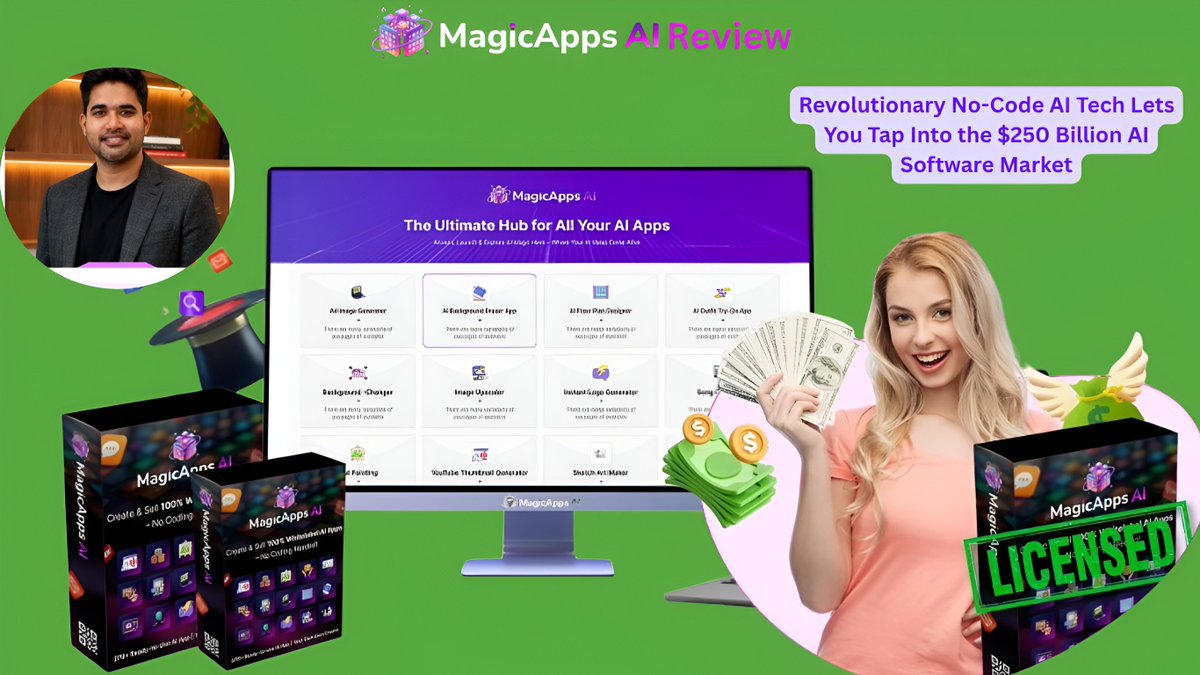 Ignivaoffer's tweet image. MagicApps AI Review: Revolutionary No-Code AI Tech Lets You Tap Into the $250 Billion AI Software Market
Read More: igniva-review.com/magicapps-ai-r…
#MagicApps #AIReview #NoCodeTech #ArtificialIntelligence #AIMarket #TechInnovation #SoftwareSolution #DigitalTransformation #AIForEveryone