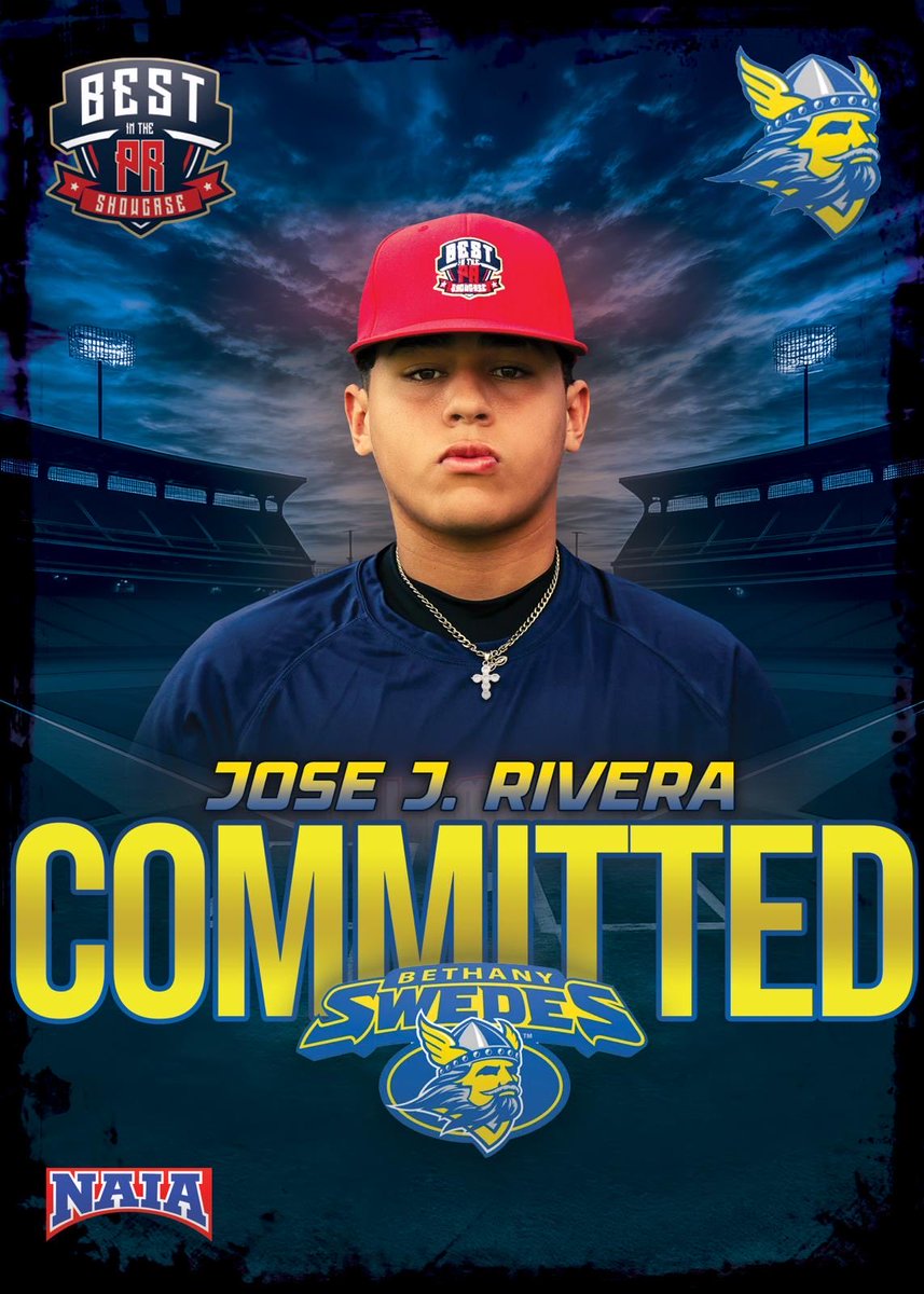 Best in PR Showcases (@bestinshowcase) on Twitter photo Congrats to Jose J.Rivera on his commitment with <a href="/SwedesBaseball/">Bethany Swedes Baseball</a>
<a href="/PRBAHS_/">Puerto Rico Baseball Academy and High School</a> Congrats to Jose J.Rivera on his commitment with <a href="/SwedesBaseball/">Bethany Swedes Baseball</a>
<a href="/PRBAHS_/">Puerto Rico Baseball Academy and High School</a>