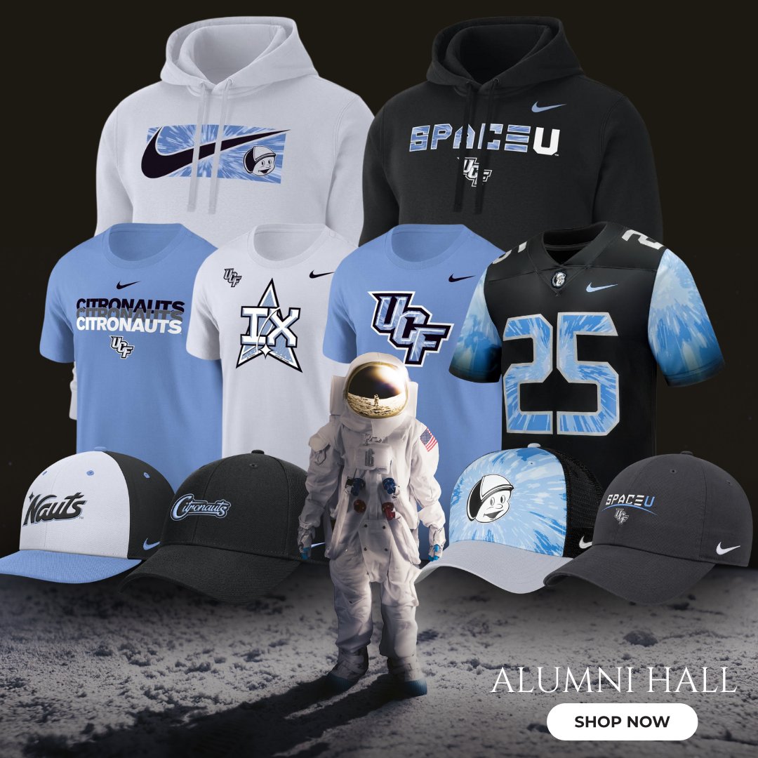 JUST LAUNCHED: New SpaceU Collection 🚀 Get your gear for the Space Game on 11/7! Available in-store and online now. 🌠
alumnihall.com/central-florid…