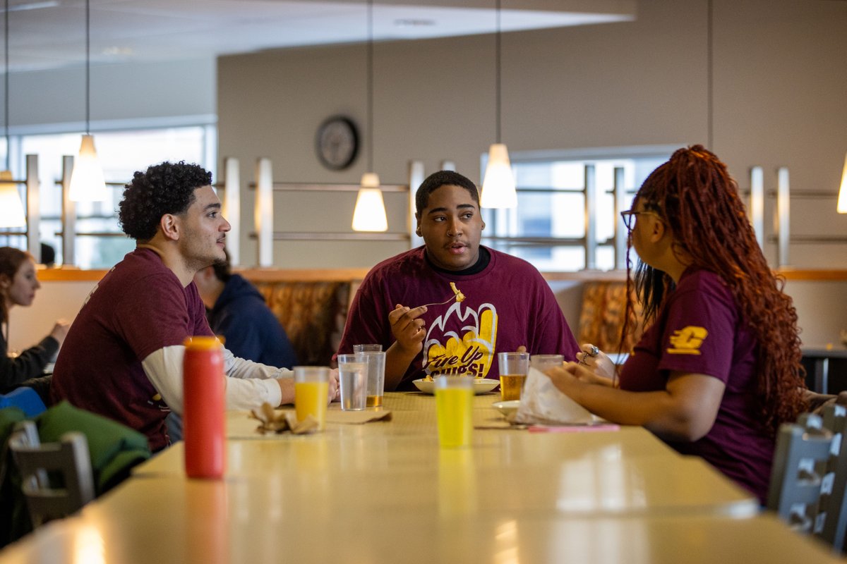 At CMU, your life could look like this. Schedule a visit today and experience life on campus — link in bio.