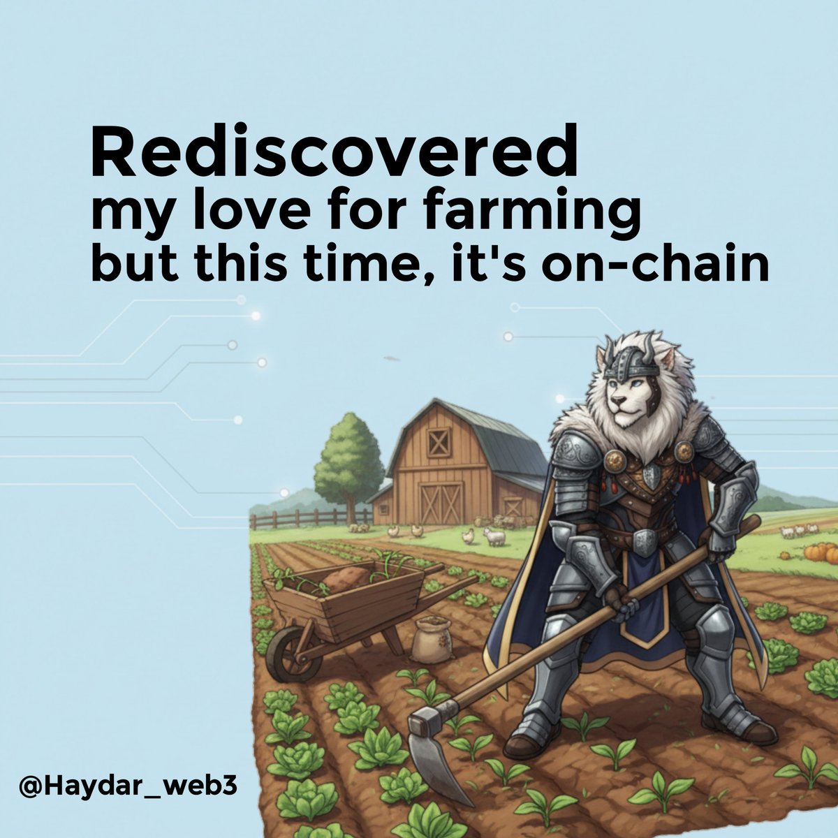 It’s been a long time since i played a game onchain 🎮 
but today i found the perfect one 🌱
NFA &amp; DYOR!