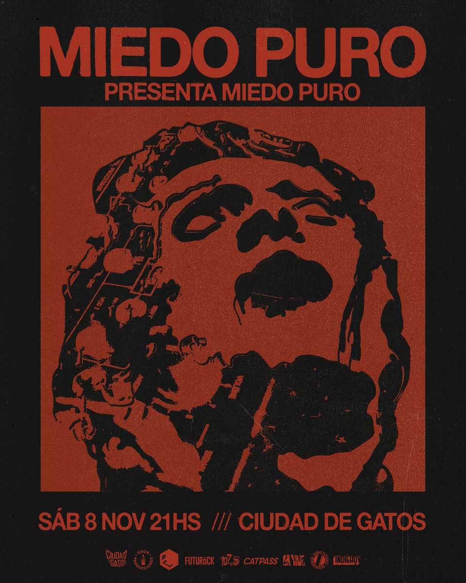 Presentamos el disco en Ciudad de Gatos! Sábado 8 de Noviembre. Entradas: catpass.net/eventos/miedo-…