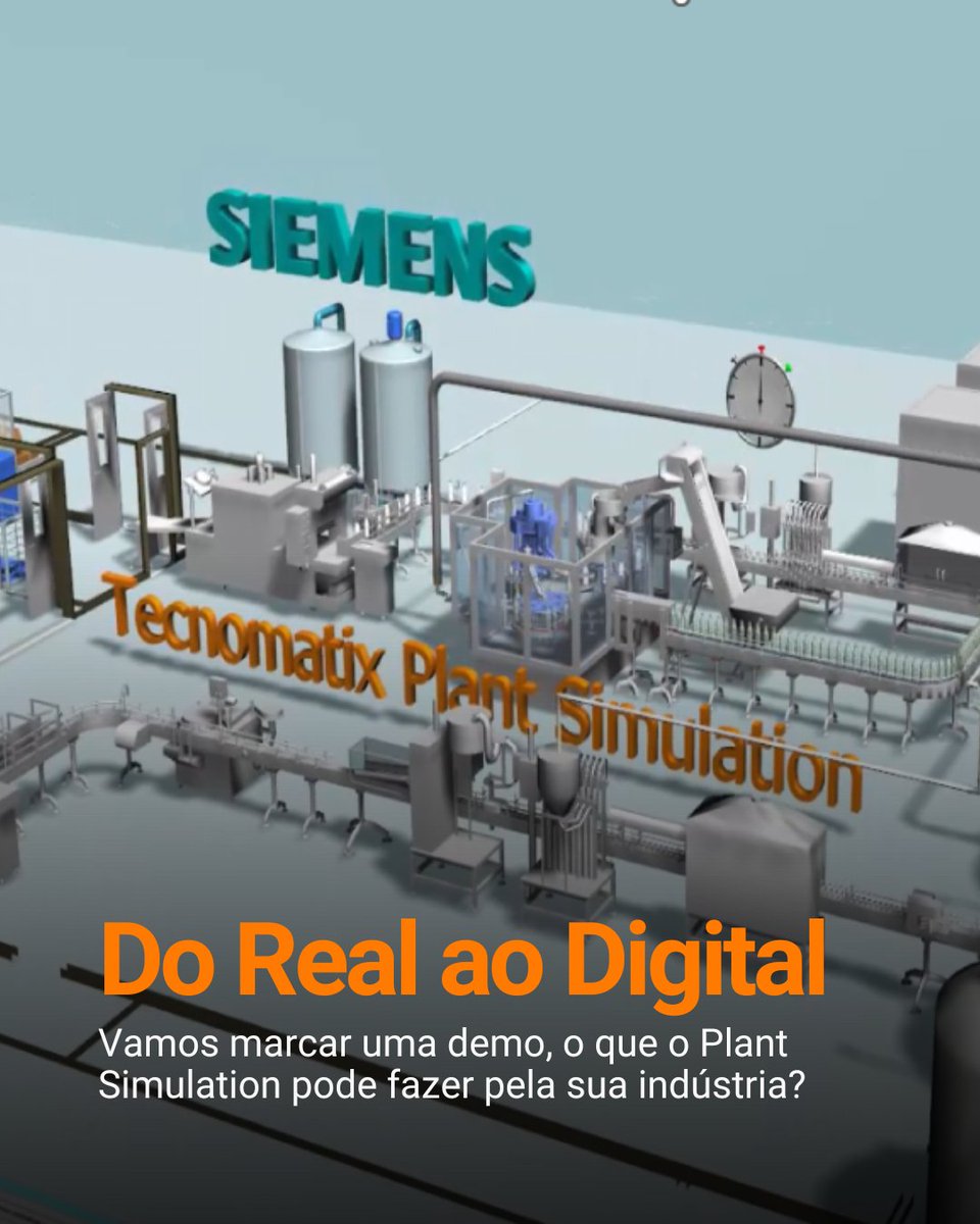 Smart_PLM's tweet image. Mostramos na feira como o Plant Simulation da SmartPLM ajuda a simular, prever gargalos e otimizar operações. Agende sua demo!
#SmartPLM #PlantSimulation #DigitalTwin #GemeosDigitais #Simulacao