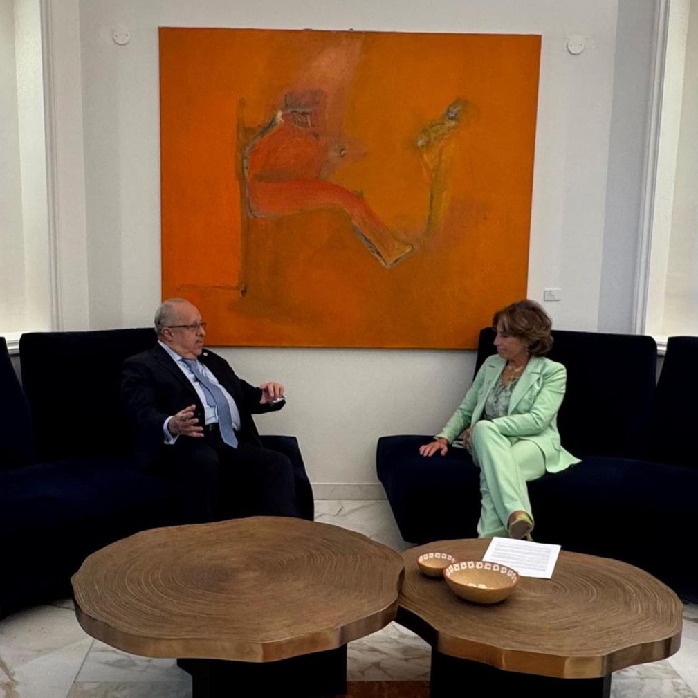 🇬🇹🤝 🇮🇹 | El #CancillerGT Carlos Ramiro Martínez sostuvo una reunión con la Secretaria General del IILA , Antonella Cavallari, en la que reiteró el interés de continuar fortaleciendo la cooperación entre Guatemala e Italia.