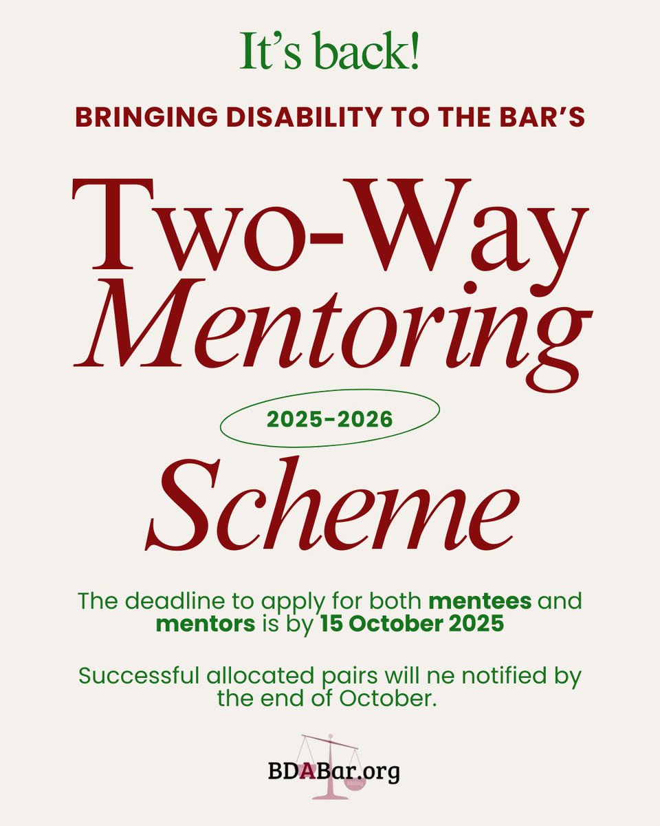 Bringing (Dis)Ability to the Bar tweet media