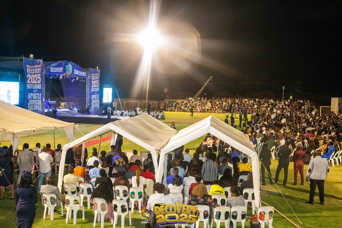 MyCelebrationTV's tweet image. GABORONE, BOTSWANA🇧🇼 Recovery Conference 2025 #Day1Evening
📌LIVE@ Dinaledi Football Academy, Gaborone, Botswana