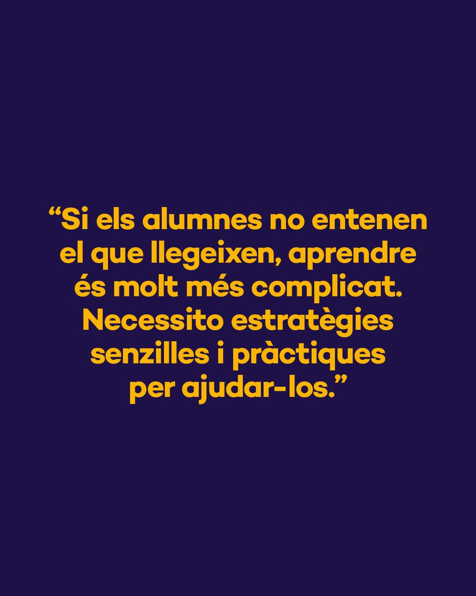 texteducacio's tweet image. 📕 Et preocupa que els teus alumnes no entenguin el que llegeixen?

A #TextEducació t’acompanyem amb materials per treballar la comprensió lectora a l’aula:

🟠 Lectogrup ➕ Llegint

🔗especifics.uat.textlcm.com/primaria/llegi…

🔗especifics.uat.textlcm.com/primaria/lecto…

#ComprensióLectora