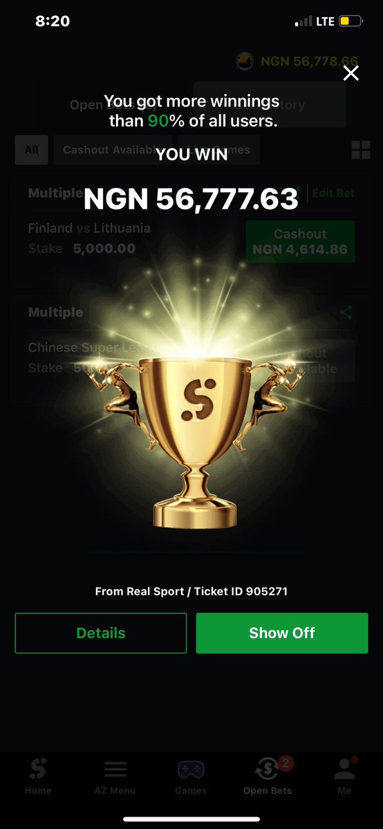 Do you have staking power for tonight games? If not
Like, share, retweet and drop ID  make I share the 6k wey dey back.