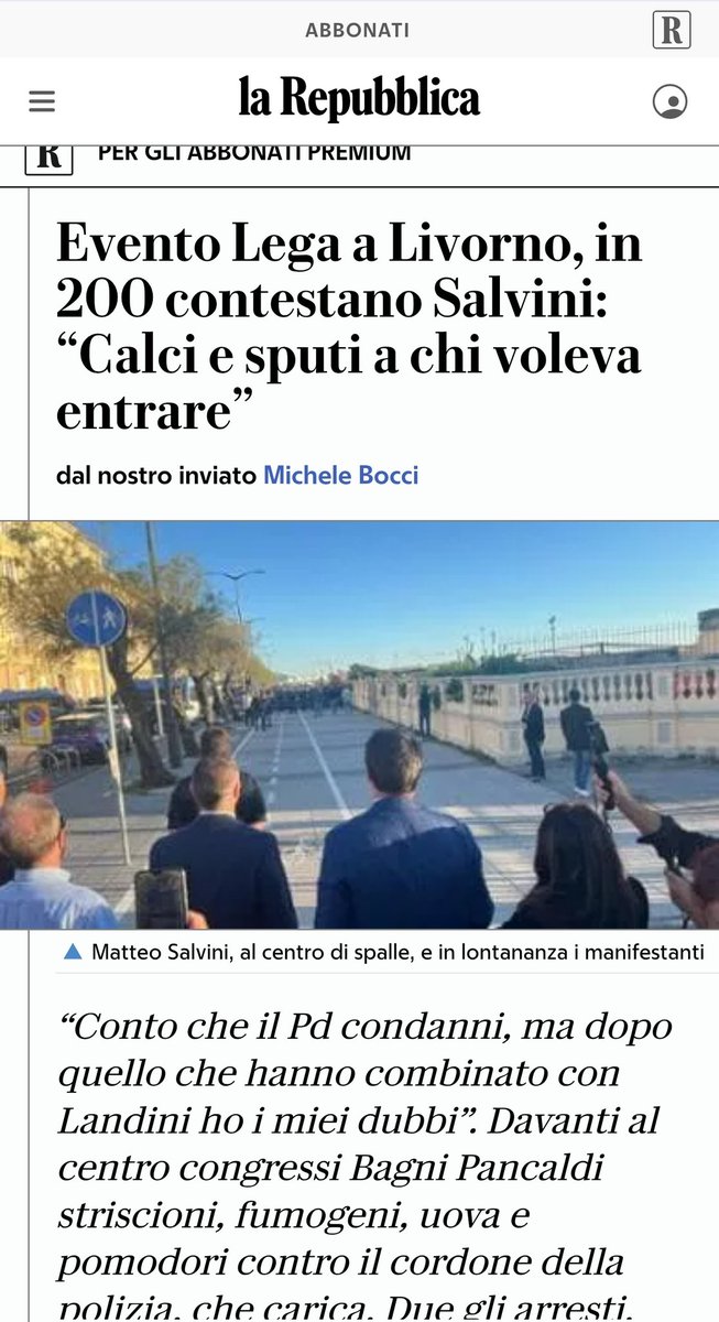 Vecchia tradizione Toscana che ben ricordo in campagna elettorale. Squadristi della peggiore specie. Buon segno però... a me portarono fortuna. Votare Lega anche per dare una lezione a questi delinquenti.