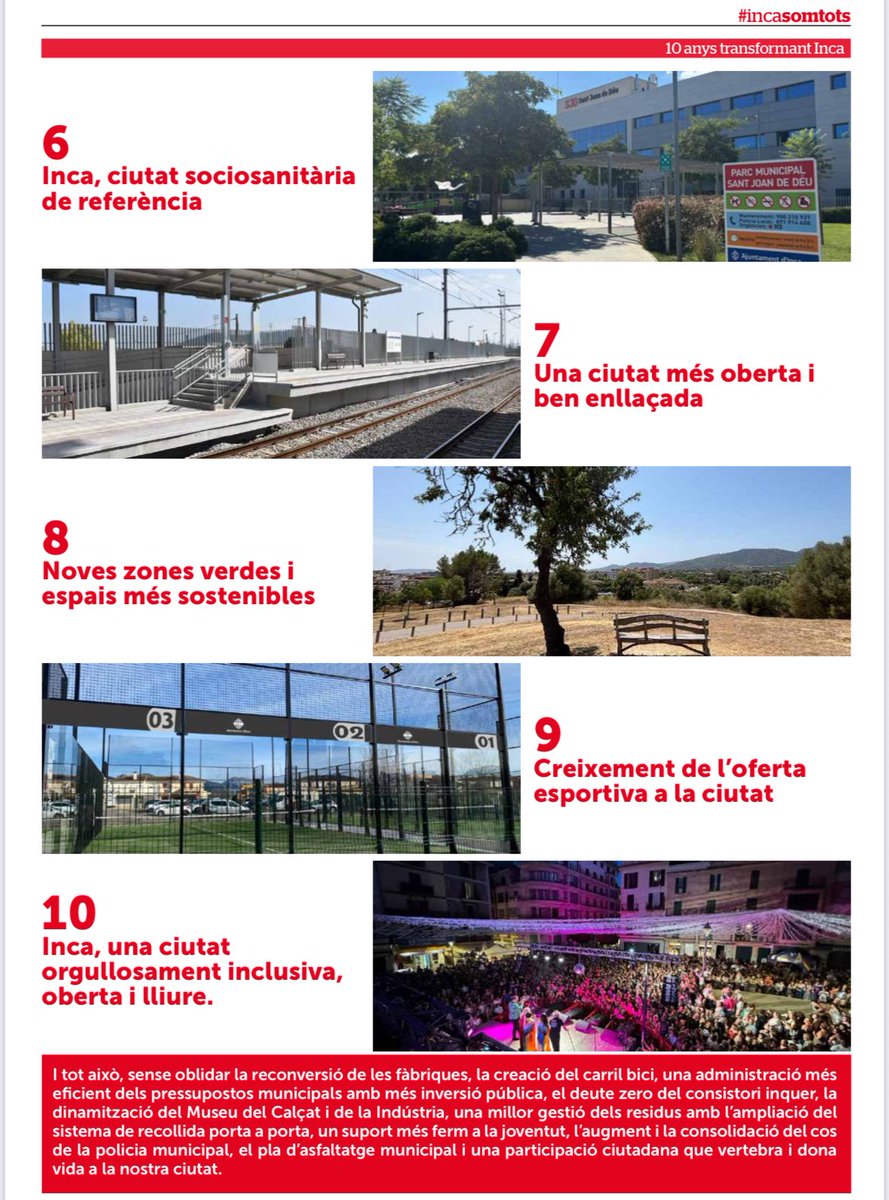 SocialistesInca's tweet photo. 🗞️🗞️ La revista dels @SocialistesInca ja és al carrer per commemorar els deu anys de @Virgilio_Moreno al capdavant de la batlia d'Inca i la transformació de la nostra ciutat. #IncaSomTots https://t.co/anXAqEWAzk