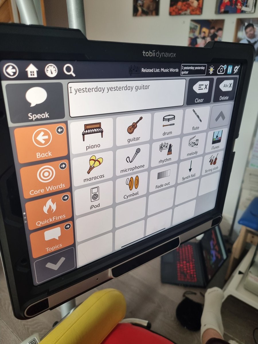 October is #AACAwarenessMonth 
New Substack: Before Words: Music as a Pathway to Communication ; how we use the #MUSICCAN framework at Forget-Me-Not Productions to help people develop early AAC skills through music.
Read here 

open.substack.com/pub/clarysaddl…
#AAC #Eyegaze #AssistiveTech