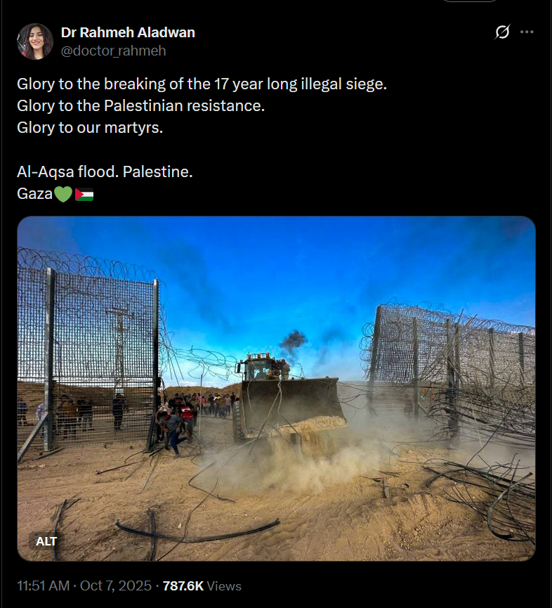 LotA_IL's tweet photo. Yeap, this one, mind you, a UK doctor, too wishes more "genocides" of the phallustynians, unless this is some very odd way of calling for the release of the Israeli hostages thus stopping the war. But hey, I'm just a zionist, what do I know about the cause and effect relation... https://t.co/AWg9yTNYZJ