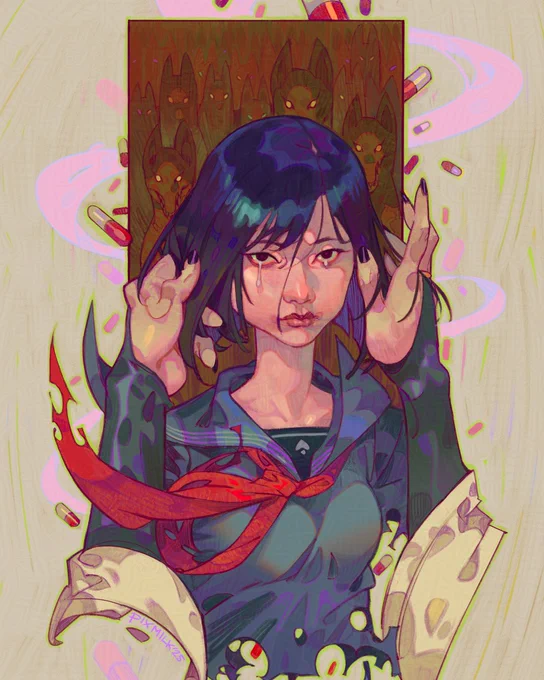 To be brought to this world, born in shackles she must be. #サイレントヒルf