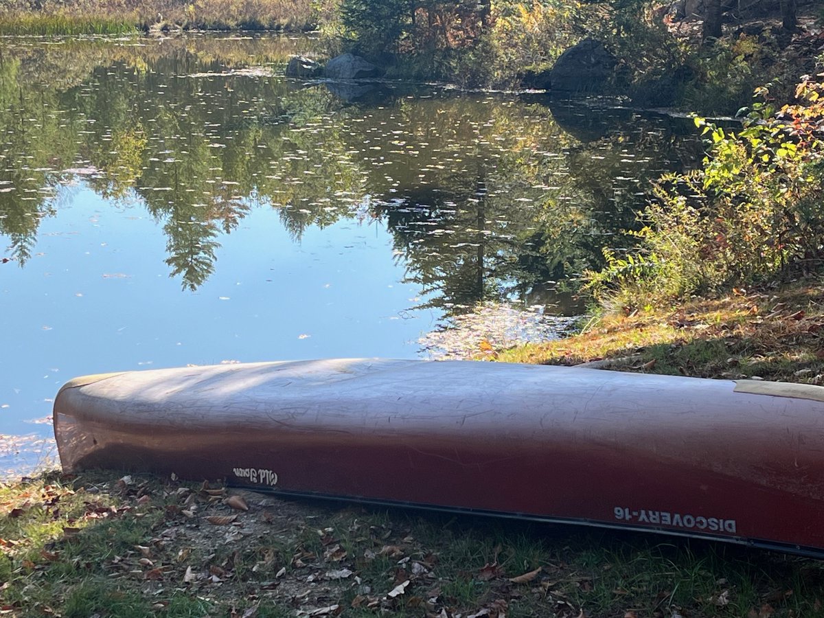 My friend Paul went to Maine (Old Town) to get this factory second over 30 years ago - it's been sitting outside, uncovered, by my pond the last 16 years - i had to go to the other side a few weeks ago and she didn't even leak a drop!