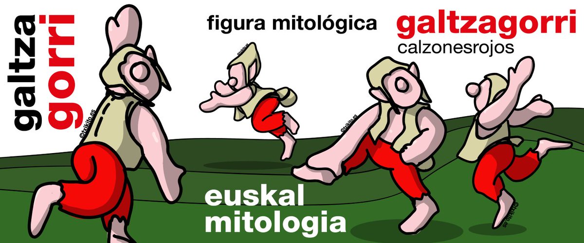txikitoenargen's tweet photo. 🧤✨ Galtzagorri, el pequeño ayudante de la mitología vasca.
Cuentan que vive en cuevas o bosques, que siempre va vestido de rojo 🔴 y que trabaja sin parar… si se le trata bien.
Es pequeño, escurridizo y muy habilidoso: cose, arregla, construye y obedece al que lo libera.

. https://t.co/iduLlbmWoI