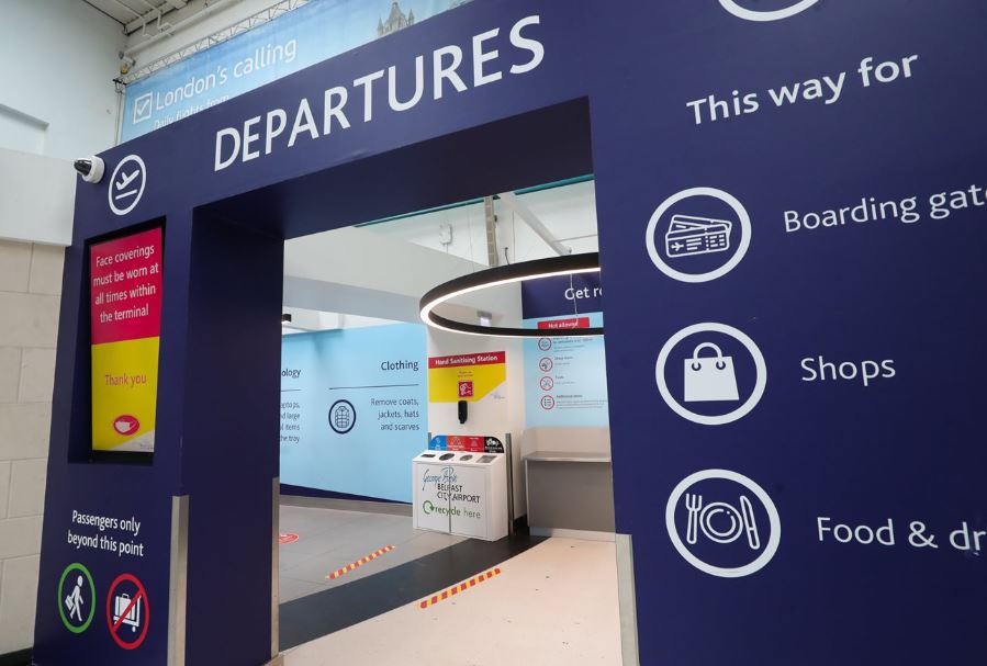 BelHarPolice's tweet image. If you're going through security @BELFASTCITY_AIR you might just run into some of our #projectservator officers. We'd like to know if you've seen anything suspicious.