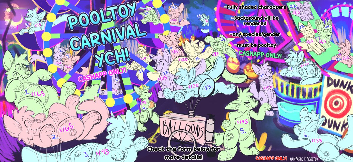 I’m sure a few of you have come across this already, but I want to announce here that I’m so very excited to be working on this wonderful collaboration piece with MawPaste- just in time for the spooky season! 🧡

You can find the form link down below👇 
docs.google.com/forms/d/e/1FAI…