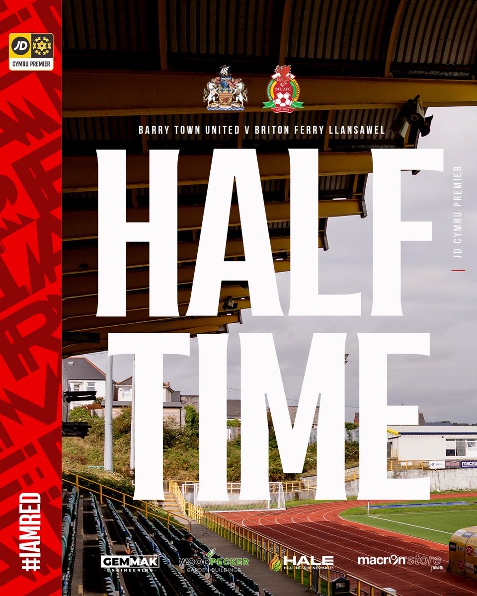 bflafc's tweet image. The Reds lead 1-0 at the break, a Jenkins goal the difference.
#IAmRed