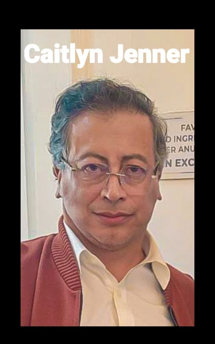 <a href="/petrogustavo/">Gustavo Petro</a> Já❗
Cómo no..
No es por salud que le aconsejó su médico, es para tapar el vicio en sus ojos y la cara de loca que resultó de tanto retoque.!
