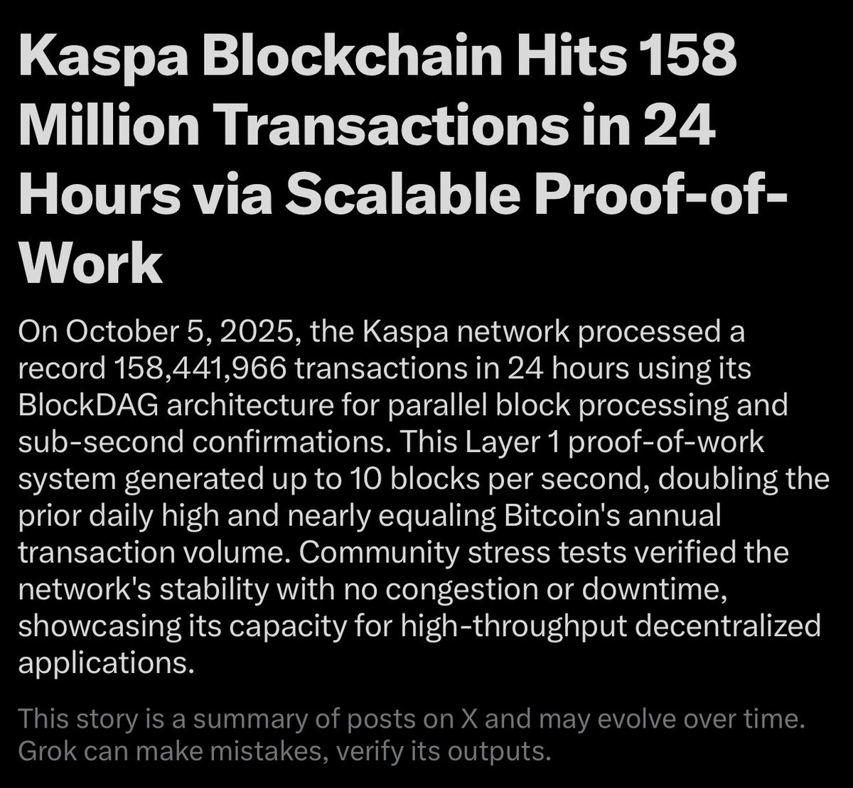 cz_kaspa's tweet photo. You can’t ignore tech like this forever🙂Wen $Kas Spot listing @binance @Binance_intern https://t.co/owIlemyfCu