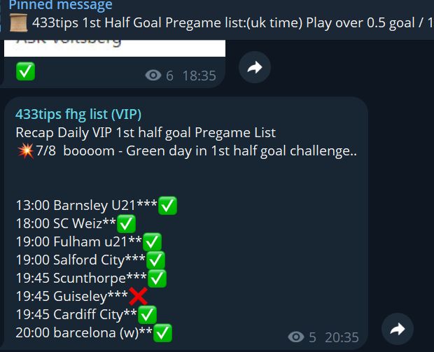 football433tips's tweet image. BOOM 7/8 - Another profitable day !

VIP only   👉 433tips.wordpress.com