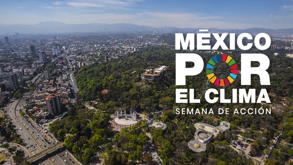 🤝 #México por el Clima: Semana de Acción, 8 al 10 octubre, será un espacio que busca democratizar la acción climática, tejer la Red México por el Clima, impulsar la inversión para la innovación climática y consolidar el liderazgo regional. 
Conoce más:👉mexicoporelclima.com