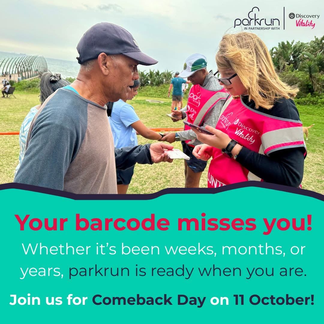 <a href="/Rondeboschparkr/">Rondebosch Common parkrun</a> un Saturday 11th October 2025: It’s never too late to join (or come back to) parkrun!
#itsnevertoolate #betterlatethannever #loveparkrun
<a href="/parkrunSA/">parkrun South Africa</a> <a href="/Discovery_SA/">@Discovery_SA</a> <a href="/Vitality_SA/">Discovery Vitality</a> <a href="/brooksrunning/">Brooks Running 💙</a> <a href="/Dischem/">Dis-Chem</a>