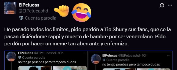 El que tiene hambre, en pan piensa 🥖 😆

Hasta él mismo lo reconoce :v...

En fin.