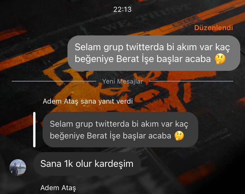 atsadem41's tweet photo. Lütfen beğenin  arkadaş işe girsin 🙏🏿 https://t.co/E4UkmJ5BRp