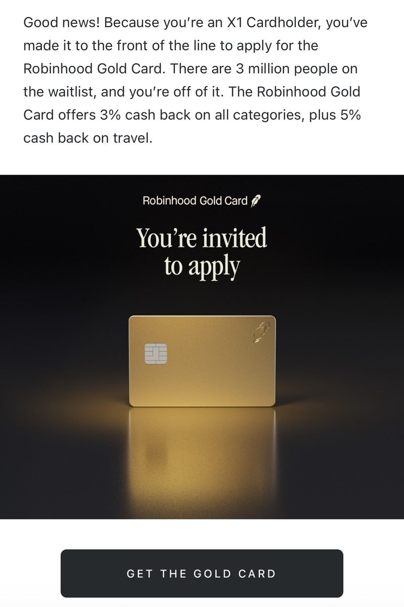 0xEximius's tweet photo. @darkminer @vladtenev @RobinhoodApp Finally got the invite, but not because I’m in the waitlist… https://t.co/Zue1Oqq4xs