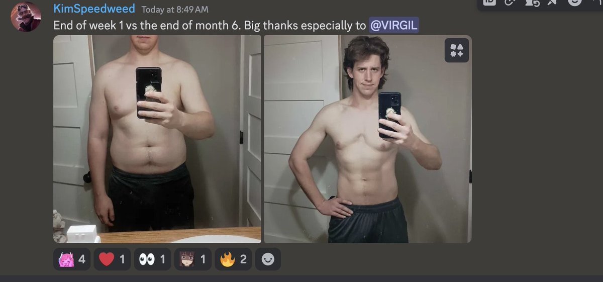 femfuel's tweet photo. Meet @KSpeedweed This is what happens when you decide you're done with "letting yourself go"

From 250lbs and a diet of cheeseburgers to a powerful 205lbs He lost 60lbs in 6 months

The moment he knew it was real? When his mom told him his head looked "too small" for his new body https://t.co/y8qNZe2uFy