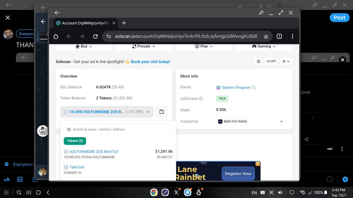 THANKS BRO SOLFUNMEME WHALE buys MOAR