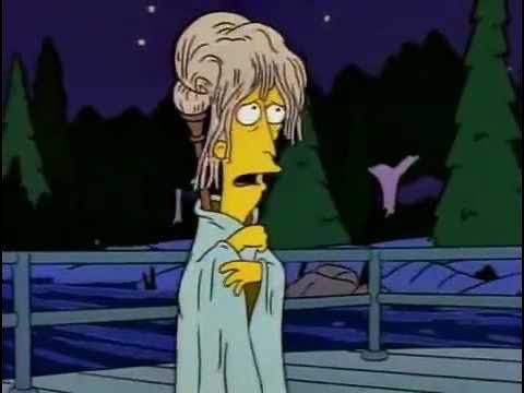 SoySimpsonito's tweet image. Los Simpson predijeron el show de Milei: