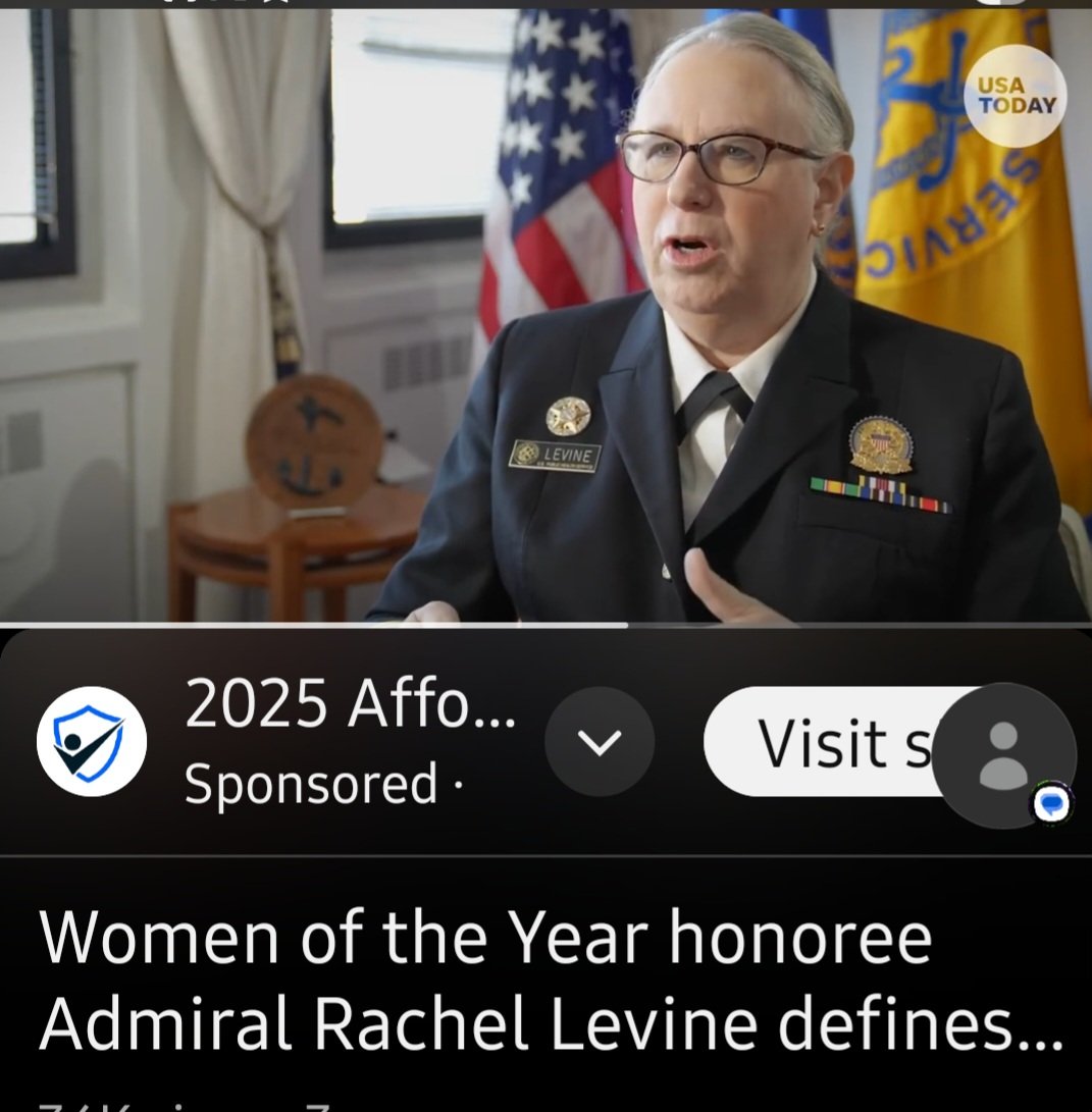 A major part of our decline in the US is this swinging dick 4 star Admiral being named woman of the year!! That "diversity" sh*t's going to stop now!!! #petehegseth