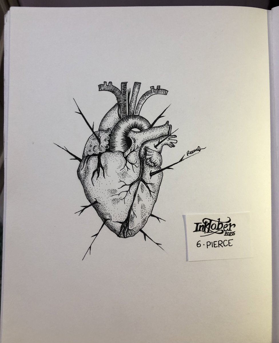 Day 6: pierce 🗡️
#Inktober2025