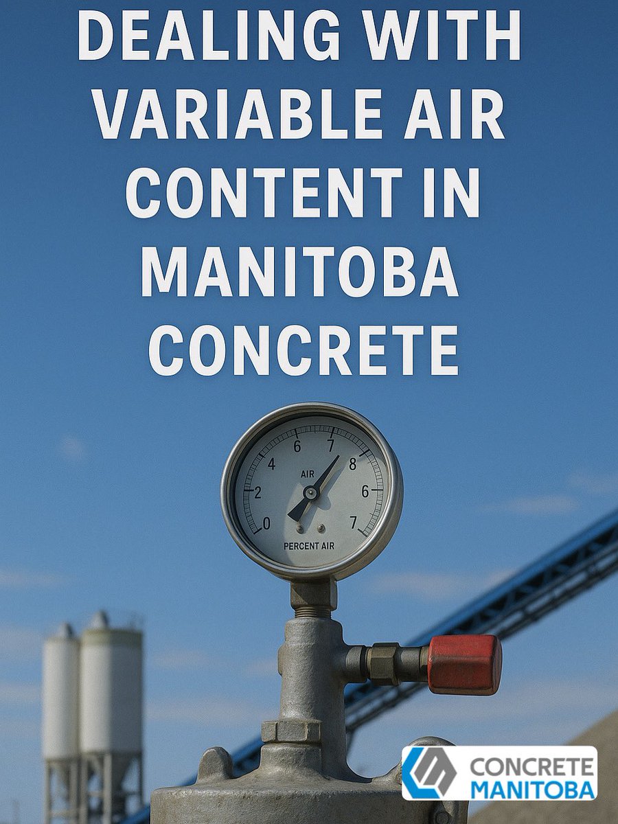 ConcreteMB's tweet image. Air control = quality control.
Regularly test and calibrate to keep Manitoba’s concrete strong through every freeze-thaw cycle! ❄️
#TechTipTuesday #ConcreteManitoba